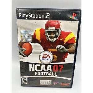 NCAA Football 07 (PS2 PlayStation 2, 2006) Black Label